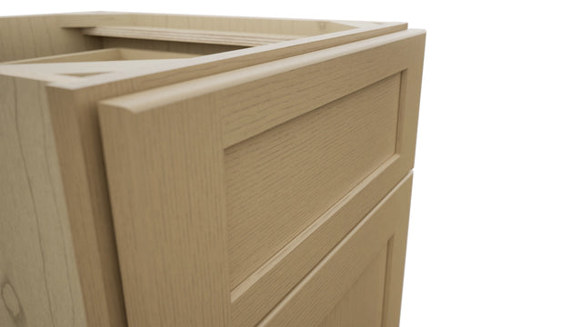 Fabuwood Galaxy Natural Oak VDB18-34 Vanity Drawer Cabinet, Detail View