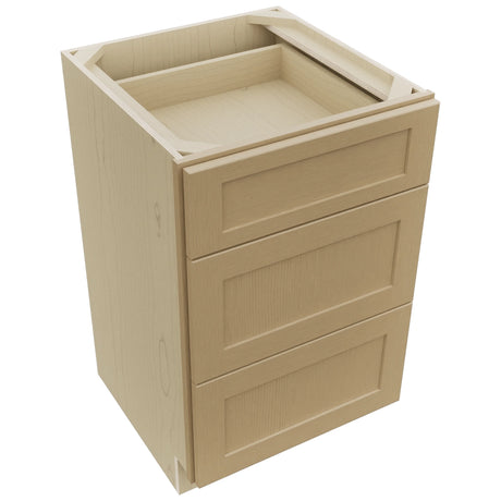 Fabuwood Galaxy Natural Oak VDB21-34 Vanity Drawer Cabinet, Top View