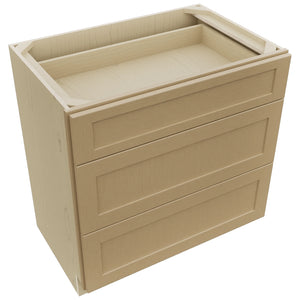 Fabuwood Galaxy Natural Oak VDB33-34 Vanity Drawer Cabinet, Top View