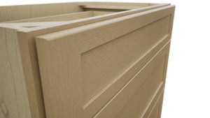 Fabuwood Galaxy Natural Oak VDB33-34 Vanity Drawer Cabinet, Detail View