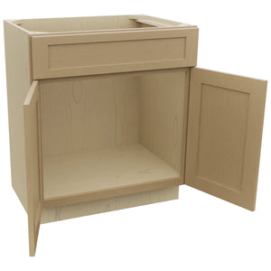 Fabuwood Galaxy Natural Oak VSB30-34 Vanity Sink Cabinet, Open View