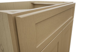 Fabuwood Galaxy Natural Oak VSB30-34 Vanity Sink Cabinet, Detail View