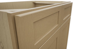 Fabuwood Galaxy Natural Oak VSB33-34 Vanity Sink Cabinet, Detail View