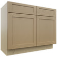 Fabuwood Galaxy Natural Oak VSB42-34 Vanity Sink Cabinet, Front View