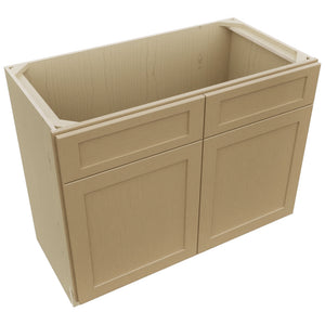 Fabuwood Galaxy Natural Oak VSB42-34 Vanity Sink Cabinet, Top View