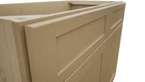 Fabuwood Galaxy Natural Oak VSB42-34 Vanity Sink Cabinet, Detail View