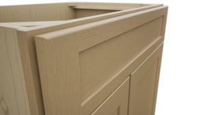 Fabuwood Galaxy Natural Oak VSD30DL Vanity Combo Cabinet, Detail View
