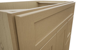 Fabuwood Galaxy Natural Oak VSD36DR Vanity Combo Cabinet, Detail View