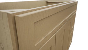 Fabuwood Galaxy Natural Oak VSD48 Vanity Combo Cabinet, Detail View
