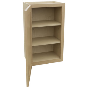 Fabuwood Galaxy Natural Oak W1830 Wall Standard Cabinet, Open View