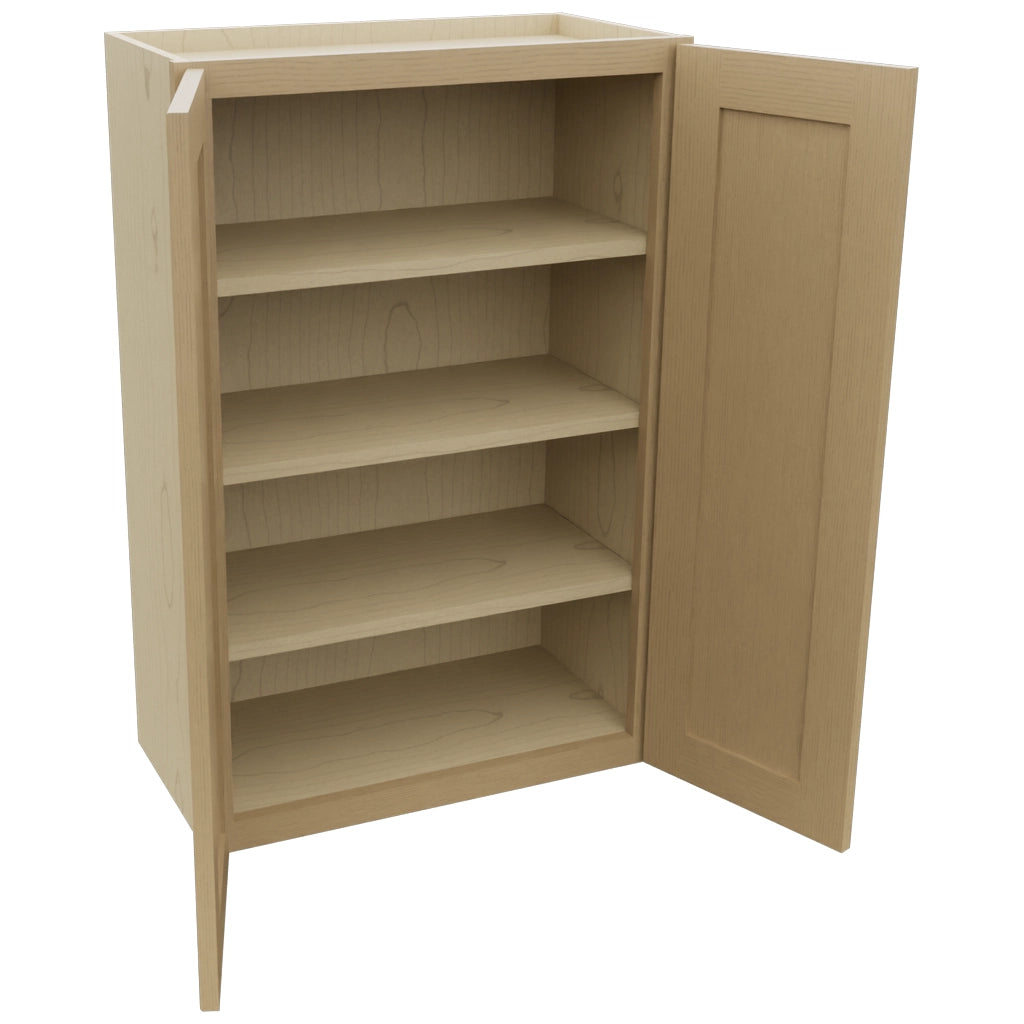 Fabuwood Galaxy Natural Oak W2436 Wall Standard Cabinet, Open View
