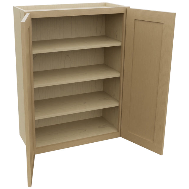 Fabuwood Galaxy Natural Oak W2736 Wall Standard Cabinet, Open View