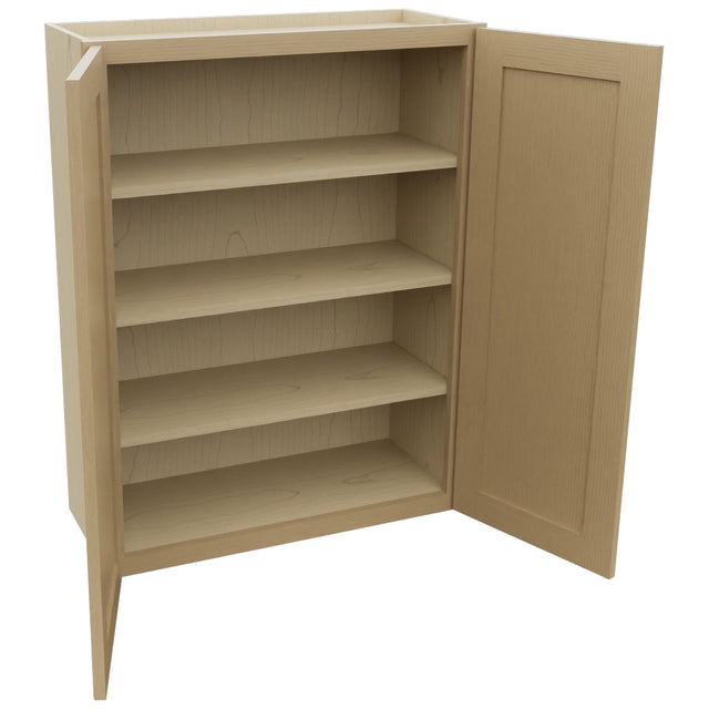 Fabuwood Galaxy Natural Oak W3039 Wall Standard Cabinet, Open View