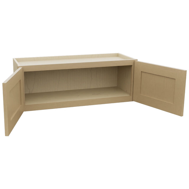 Fabuwood Galaxy Natural Oak W3312 Wall Standard Cabinet, Open View