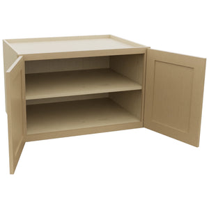 Fabuwood Galaxy Natural Oak W332124 Wall Deep Cabinet, Open View