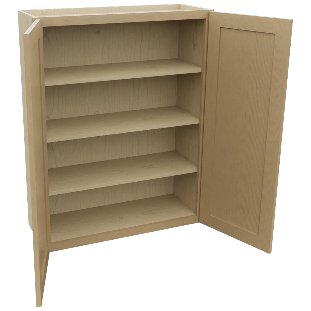 Fabuwood Galaxy Natural Oak W3342 Wall Standard Cabinet, Open View