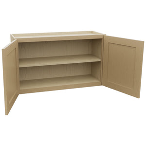 Fabuwood Galaxy Natural Oak W3621 Wall Standard Cabinet, Open View