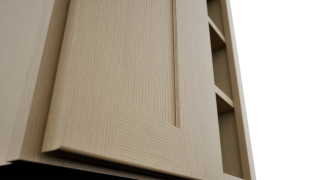 Fabuwood Galaxy Natural Oak WBC2436 Wall Corner Blind Cabinet, Detail View
