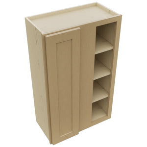 Fabuwood Galaxy Natural Oak WBC2439 Wall Corner Blind Cabinet, Top View