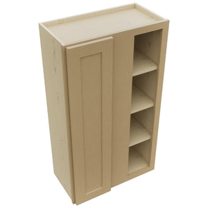 Fabuwood Galaxy Natural Oak WBC2442 Wall Corner Blind Cabinet, Top View