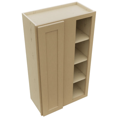 Fabuwood Galaxy Natural Oak WBC2442 Wall Corner Blind Cabinet, Top View
