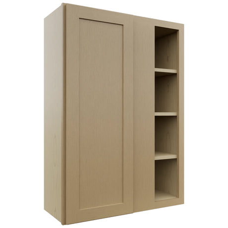 Fabuwood Galaxy Natural Oak WBC3042 Wall Corner Blind Cabinet, Front View