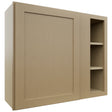 Fabuwood Galaxy Natural Oak WBC3630 Wall Corner Blind Cabinet, Front View
