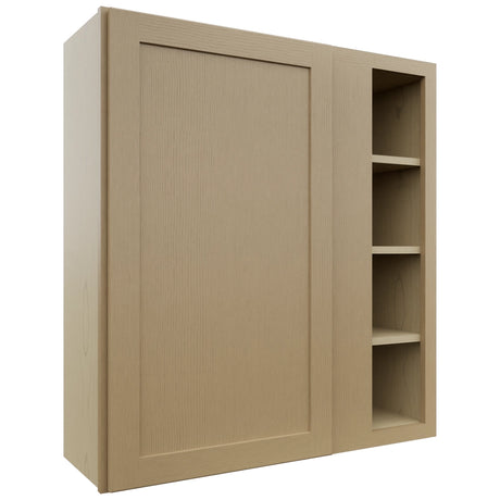 Fabuwood Galaxy Natural Oak WBC3639 Wall Corner Blind Cabinet, Front View