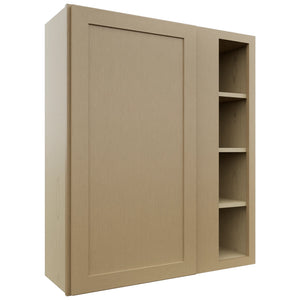 Fabuwood Galaxy Natural Oak WBC3642 Wall Corner Blind Cabinet, Front View