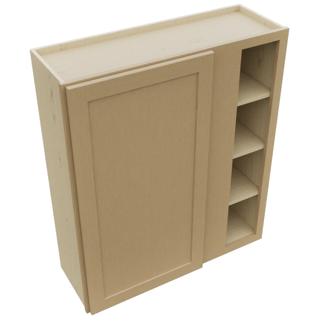 Fabuwood Galaxy Natural Oak WBC3642 Wall Corner Blind Cabinet, Top View