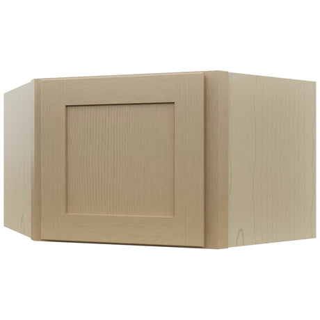 Fabuwood Galaxy Natural Oak WDC2415 Wall Corner Diagonal Cabinet, Front View