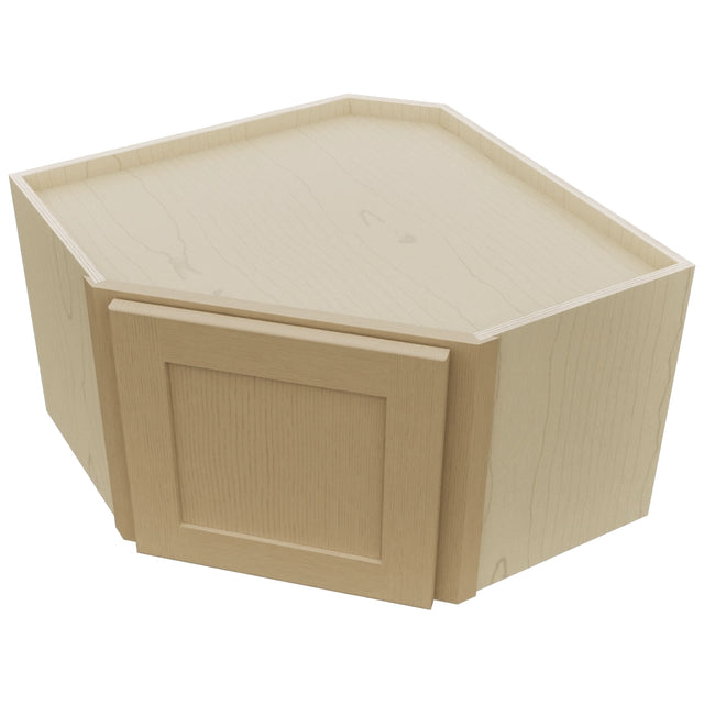 Fabuwood Galaxy Natural Oak WDC2415 Wall Corner Diagonal Cabinet, Top View