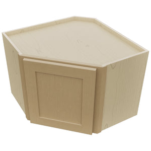 Fabuwood Galaxy Natural Oak WDC2418 Wall Corner Diagonal Cabinet, Top View
