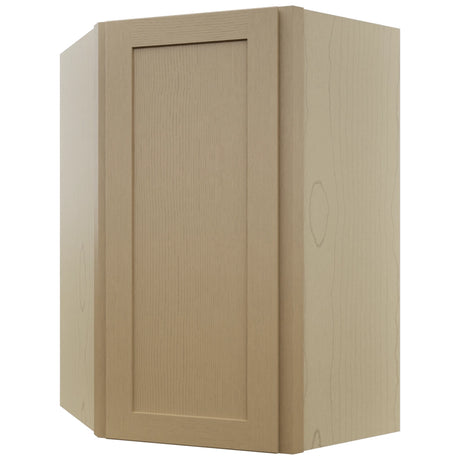 Fabuwood Galaxy Natural Oak WDC2436 Wall Corner Diagonal Cabinet, Front View