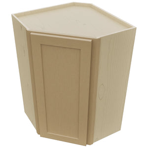 Fabuwood Galaxy Natural Oak WDC2436 Wall Corner Diagonal Cabinet, Top View