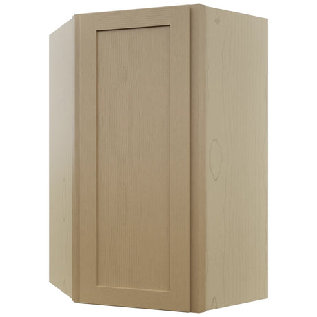 Fabuwood Galaxy Natural Oak WDC2439 Wall Corner Diagonal Cabinet, Front View