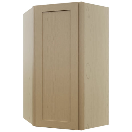 Fabuwood Galaxy Natural Oak WDC2442 Wall Corner Diagonal Cabinet, Front View