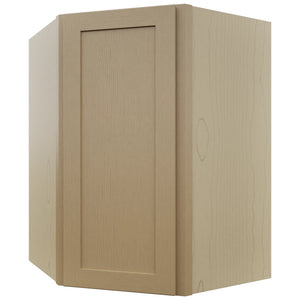 Fabuwood Galaxy Natural Oak WDC2736 Wall Corner Diagonal Cabinet, Front View