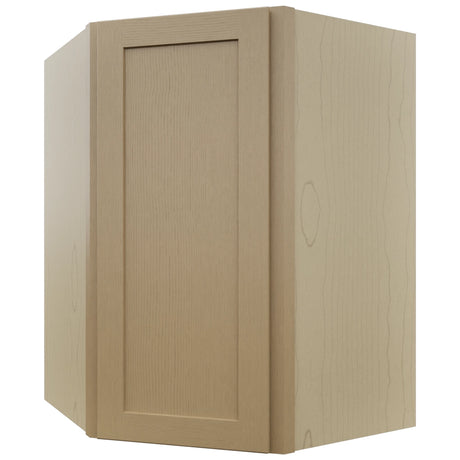 Fabuwood Galaxy Natural Oak WDC2736 Wall Corner Diagonal Cabinet, Front View
