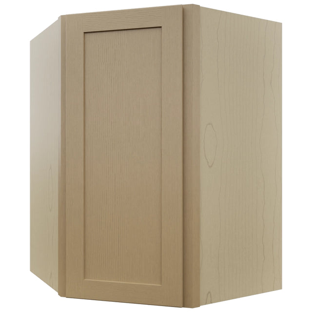 Fabuwood Galaxy Natural Oak WDC2736 Wall Corner Diagonal Cabinet, Front View