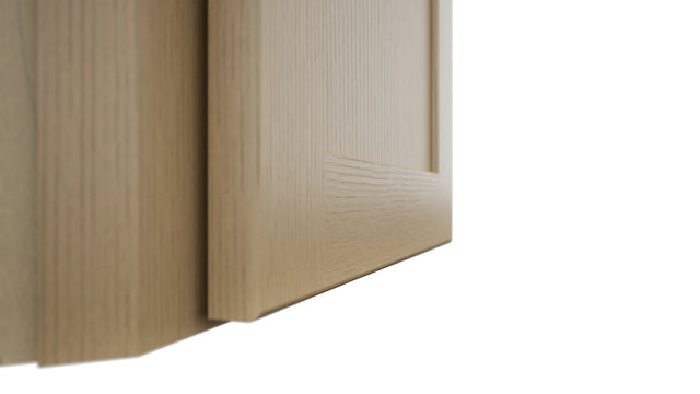 Fabuwood Galaxy Natural Oak WDC2736 Wall Corner Diagonal Cabinet, Detail View