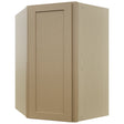 Fabuwood Galaxy Natural Oak WDC2739 Wall Corner Diagonal Cabinet, Front View