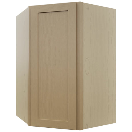 Fabuwood Galaxy Natural Oak WDC2739 Wall Corner Diagonal Cabinet, Front View