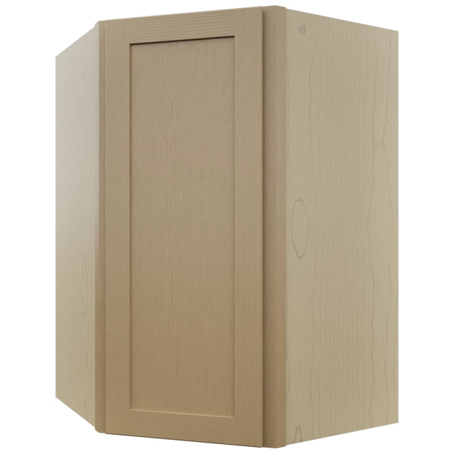 Fabuwood Galaxy Natural Oak WDC2739 Wall Corner Diagonal Cabinet, Front View