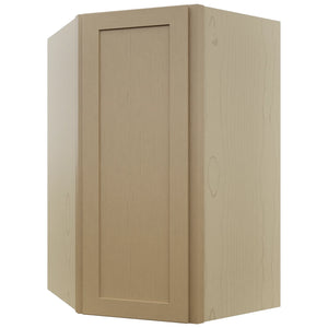 Fabuwood Galaxy Natural Oak WDC2742 Wall Corner Diagonal Cabinet, Front View