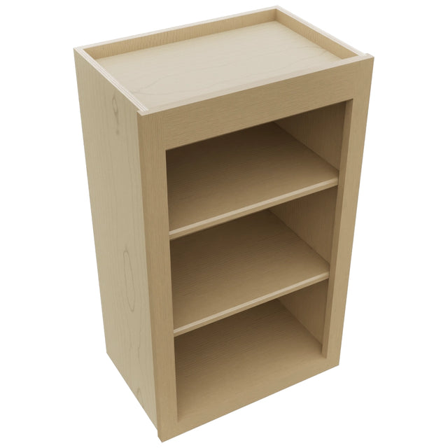 Fabuwood Galaxy Natural Oak WOS1830 Wall Open Shelf, Top View