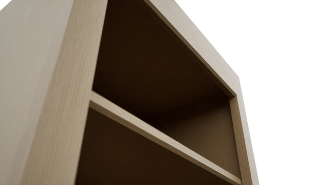 Fabuwood Galaxy Natural Oak WOS1839 Wall Open Shelf, Detail View