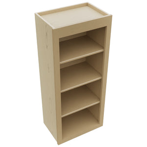 Fabuwood Galaxy Natural Oak WOS1842 Wall Open Shelf, Top View