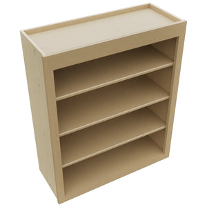 Fabuwood Galaxy Natural Oak WOS3036 Wall Open Shelf, Top View