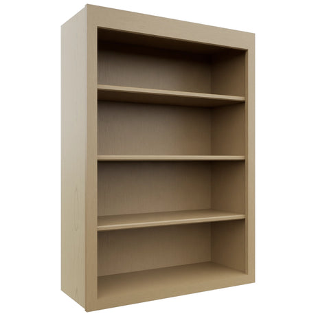 Fabuwood Galaxy Natural Oak WOS3042 Wall Open Shelf, Front View